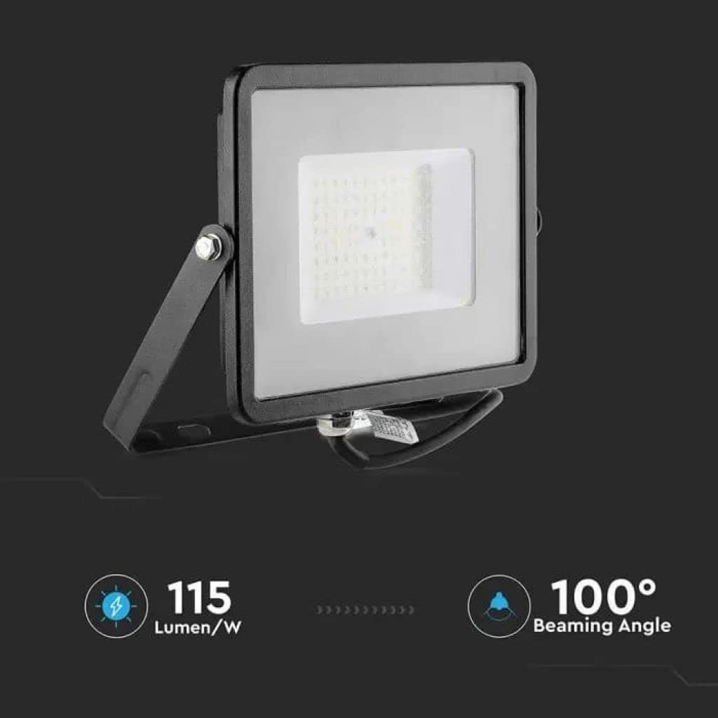 Odkryty reflektor LED z Chip Samsung 50W czarny kolor wodoodporny, zimny biały światło