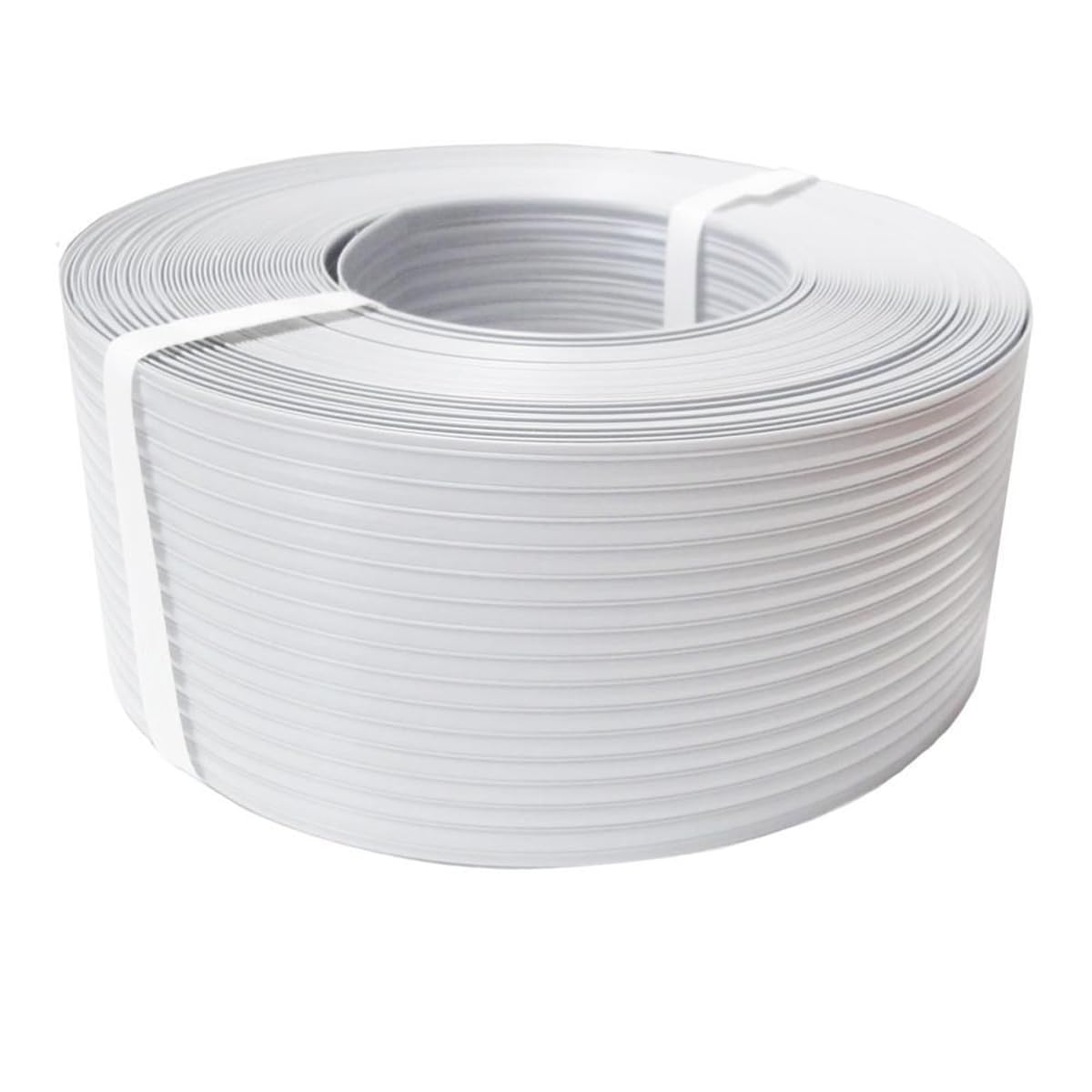 RACO Nylon Packing Strip, Manual Packaging Strapping, Hand Pallet Strapping Banding Cord for Heavy Duty Packing White (1Inch X 850Meter)