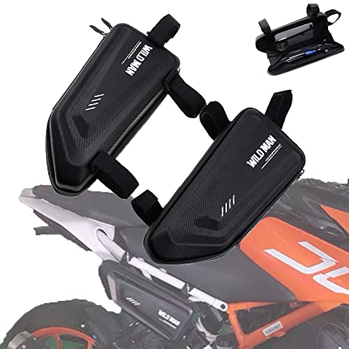 Alforja lateral impermeable para motocicleta VORILES modelo 125 200 250 390 790 DUKE, par de bolsas triangulares para aventura y supermoto miniatura 1