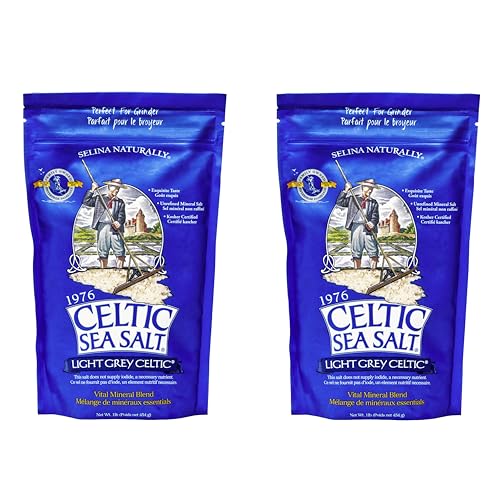 Celtic Sea Salt Light Grey Coarse 2 Pack