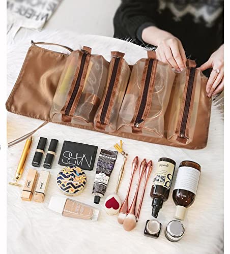 Miniatura 6 de Bolsa de cosméticos linda bolsa de maquillaje para mujer, bolsa de maquillaje de viaje, bolsa organizadora de maquillaje, bolsa colgante de aseo