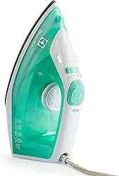 Ferro de passar seco e vapor Electrolux base antiaderente ceramica vapor vertical extra anti gotejamento 1500W cabo 1,65m verde SIE70 220V