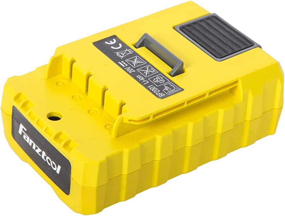 FANZTOOL Batteria di ricambio da 20 V, 2500 mAh al litio per tutti i dispositivi FANZTOOL