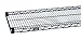 Nexel Nexelon Additional Wire Shelf for Wire Shelving Units, 600-800 lb Capacity, 18"W x 54"L, Blue