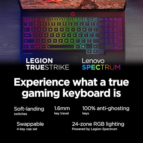 Image of Lenovo Legion 5 Gaming Laptop (15.1 inch 2.5K OLED G-SYNC 165Hz, NVIDIA RTX 5060 8GB, AMD Ryzen 7 260 (> i7-1355U), 16GB DDR5, 1TB SSD), 24-Zone RGB Backlit, Wi-Fi 7, 5MP Webcam, RJ45, Win 11 Home