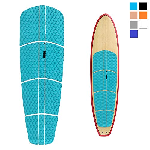 Abahub 12 Piece Surf SUP Deck Traction Pad Premium EVA with Tail Kicker