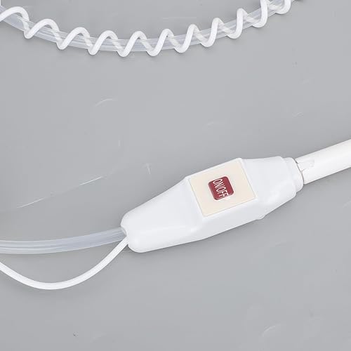 Miniatura 6 de FOSA Kit de cubo de enema eléctrico de gran capacidad de agua con mango extendido, operación de un botón, boquilla de alivio de estreñimiento,