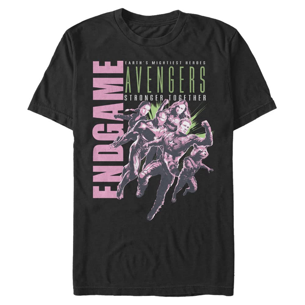 T-shirt Marvel coupe ample 3XL, haut noir End Game durable - 2