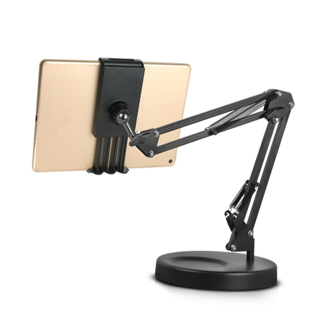 VILLCASE Soporte para Teléfono Móvil de Escritorio Soporte de Brazo de Suspensión con Base de Metal para Uso Dormitorio Cocina o Oficina para Teléfono