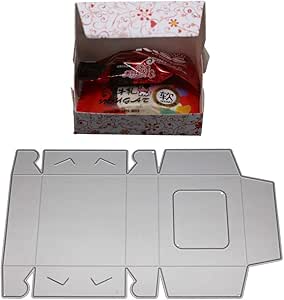 CYFUN DESIGN 3D Pop-Up Box Metall Stanzformen - Schablonen Für Kartenherstellung & Scrapbooking