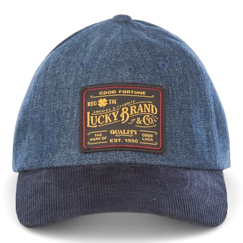 Image of Lucky Brand Classic Cotton Adjustable | Dad Hat | Baseball Cap | Golf | Fishing | Low Profile | 5 Panel Design
