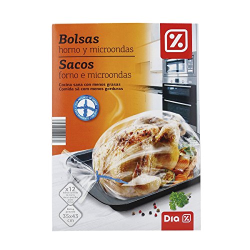 DIA bolsas para asar horno y microondas paquete 12 uds