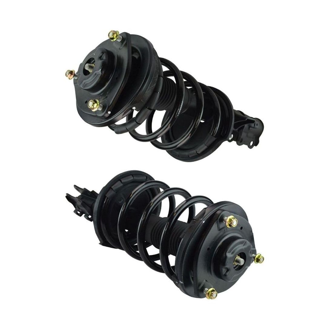 SIWOTED Front Left Driver and Right Passenger Side Suspension Complete Shock Absorber Strut and Spring Assembly Upper Lower Cast Metal Loaded Mount for Kia for Magentis for Optima for Rondo