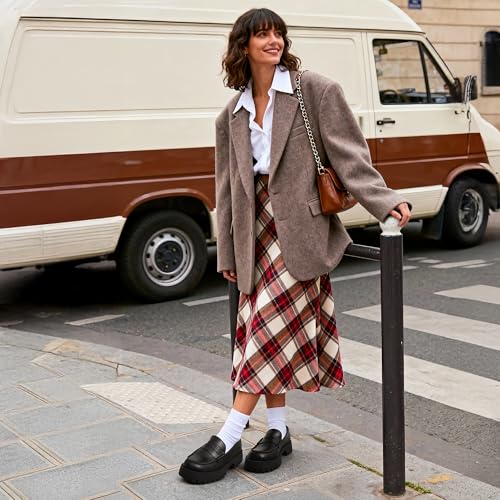 DREAM PAIRS Loafers voor vrouwen Platform Chunky Penny Loafer Lug Sole Comfortabele Slip On Dressy Casual Werk Zakelijke Kantoor Schoenen, Zwart-pu, 8.5 - Afbeelding 3