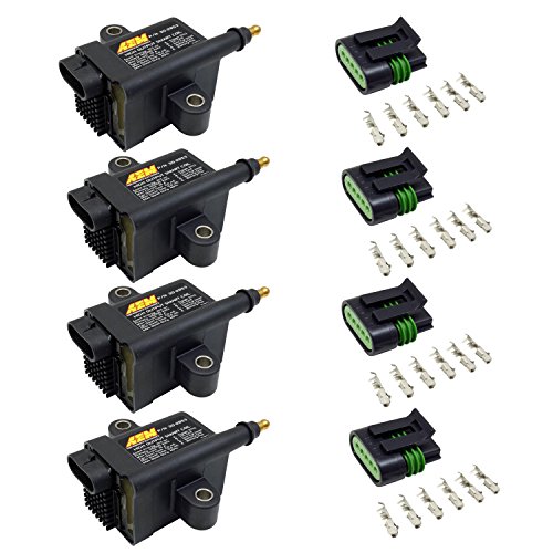 AEM 30-2853 High Output IGBT Inductive Smart Ignition Coil Universal SET OF 4