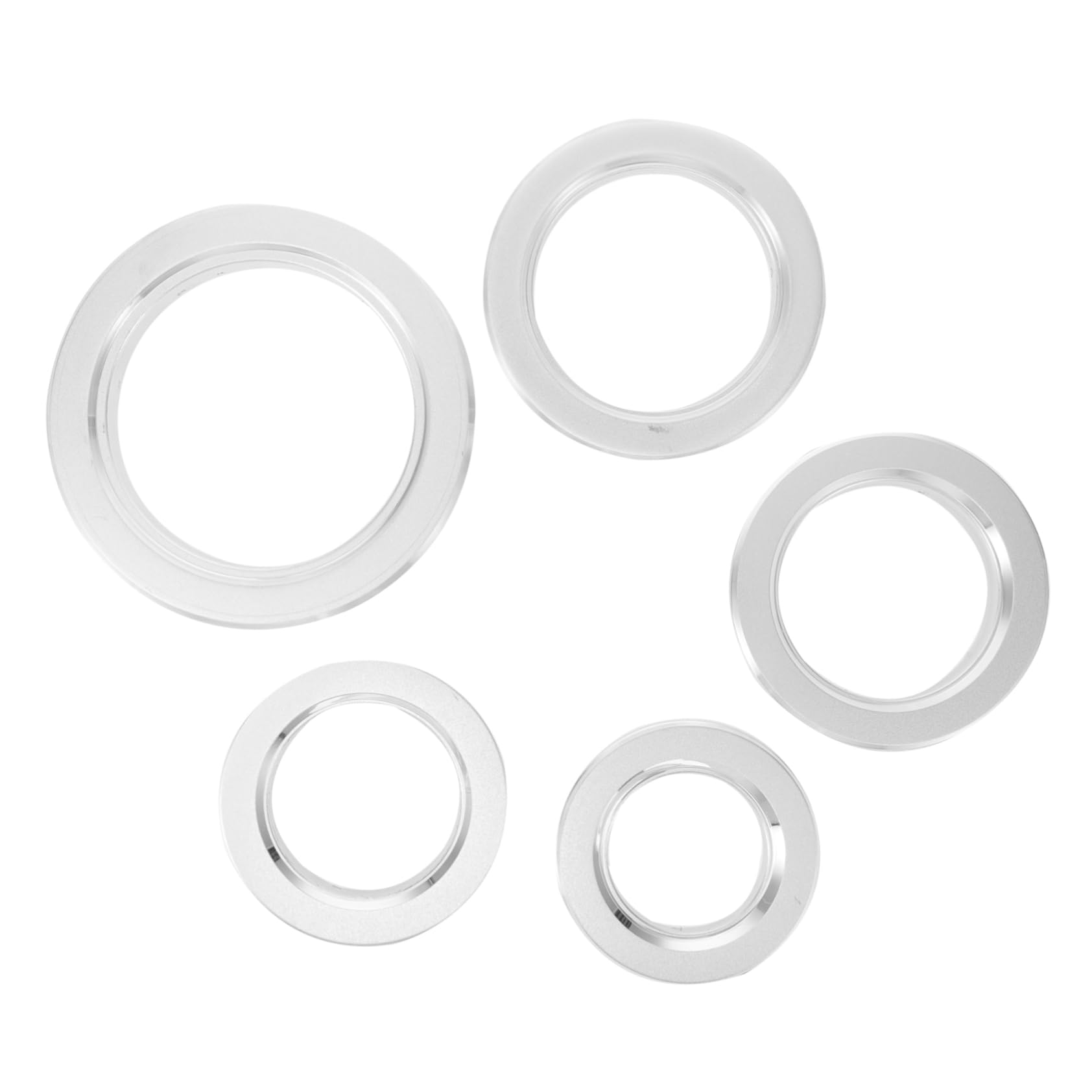 HOLIDYOYO 5pcs Ring House Hole Protectors for Outdoor House Predator Birdhouse Portal Protector House Predator Ring Guards Stainless Steel