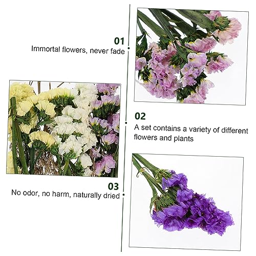 Flores secas decorativas para centro de mesa Holibanna miniatura 7
