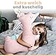 Engelshof Alpaka Kuschelkissen Lama Kuscheltier Seitenschläferkissen XXL plüschtier; Stofftier für Teenager, Mädchen und Jungen, Alpaka Geschenk, Schmusekissen, Plüschkissen Kuscheltier Rosa 100cm