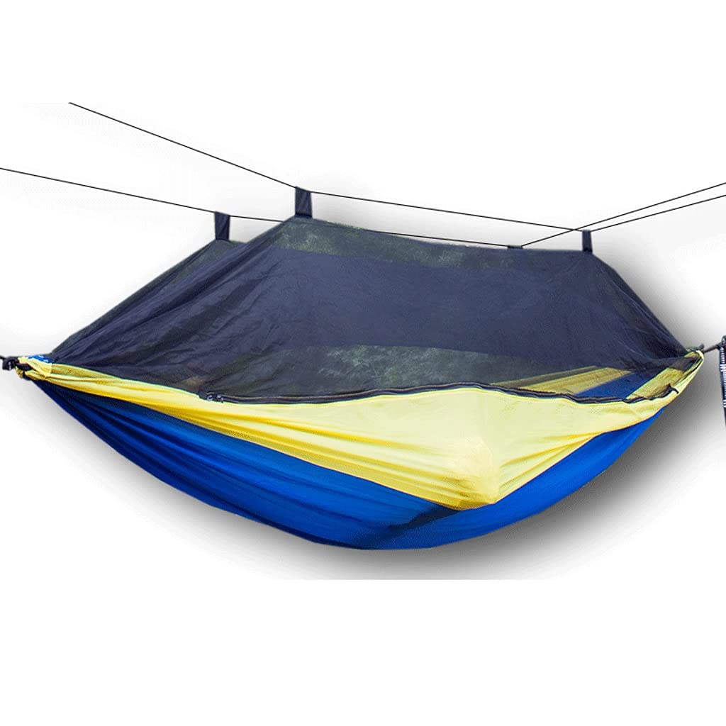 Camping hammock, Portable Hammock Double Single Lightweight Nylon Parachute Hammocks Camping Accessories Gear