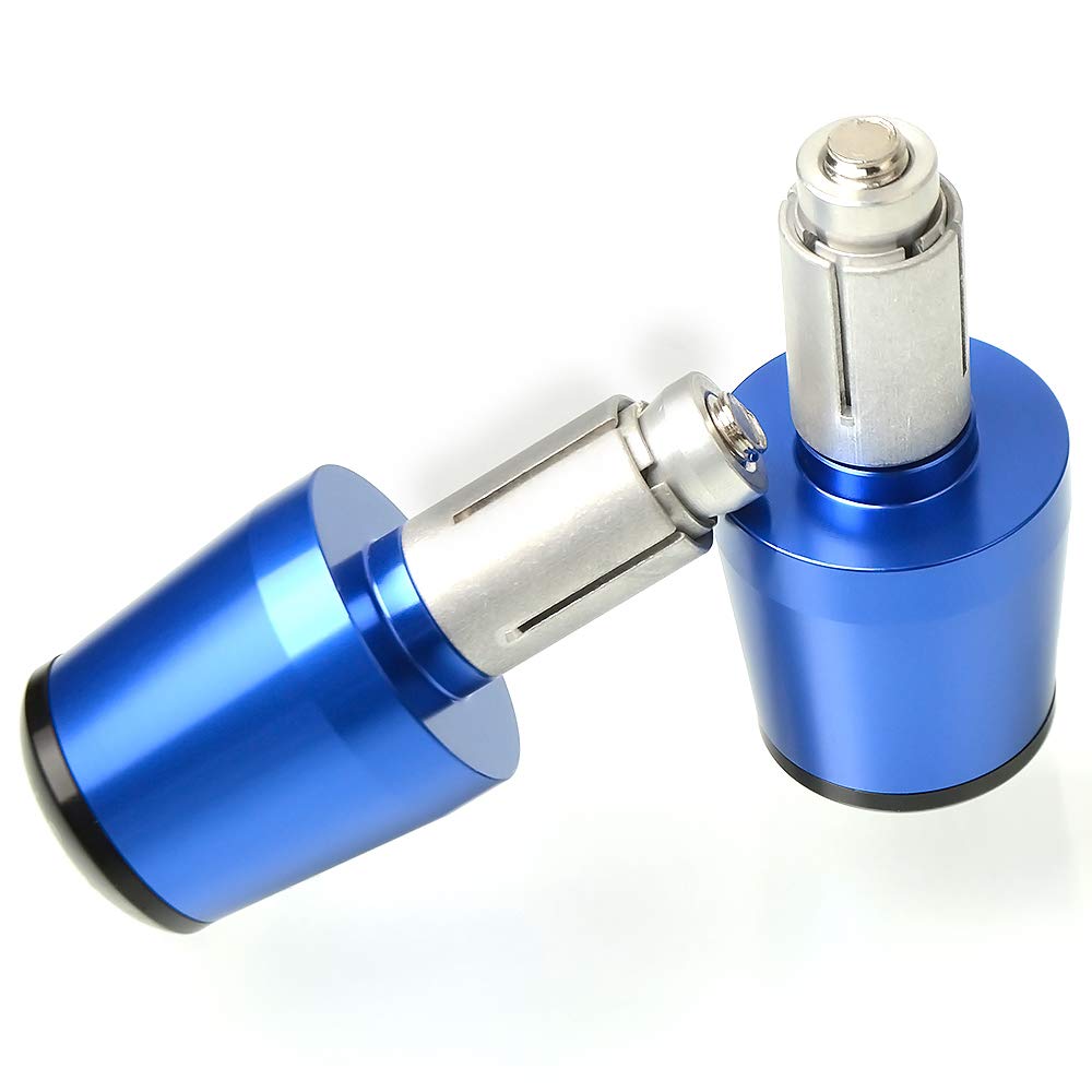 2pz Moto Bilanceri Manubrio Contrappesi 22mm 7/8' Manubrio Terminale Per SUZUKI SV650 SV 650 SV650S SV650A SV650X 2000-2022 (Blu)