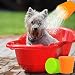 Outdoor-Dusche für Hunde, tragbarer Hunde-Duschkopf, Flaschenaufsatz, Wassersprühgerät, Zubehör, Haustier-Reisedusche, geeignet für Hundepfotenreinigung, Wandern, Strand, Schmutzentfernung, 2 Stück
