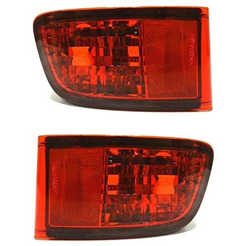 Staccatory para Cruiser Prado 120 luz trasera 2002-2009 parachoques trasero reflectores luces bombilla luz trasera luz trasera