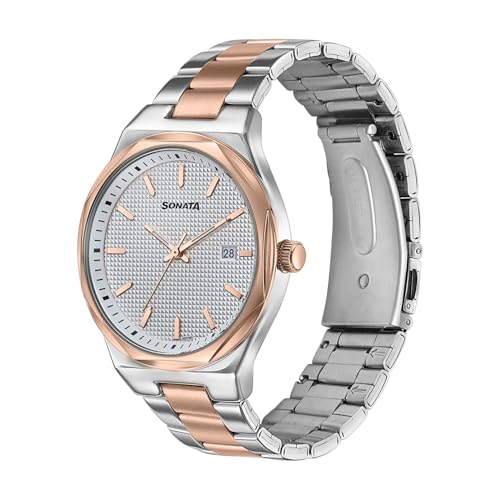Sonata Jashn White Dial Men's Watch - Image 4