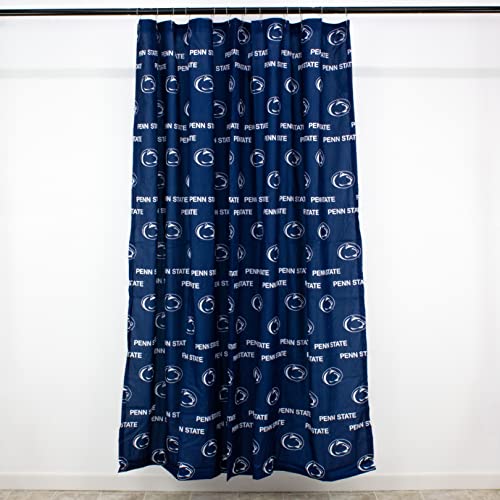 Image of College Covers Everything Comfy Penn State Nittany Lions Bright and Colorful Shower Curtain Cover 70 inch x 72 inch