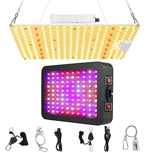 Aidyu Led Grow Light 1500W And 1000W Full Spectrum Growing Lamps For Indoor Hydroponic Greenhouse Plants With Veg And Bloom Switch, Dual Chips, Uv & Ir, Adjustable Rope Hanger #TOP4