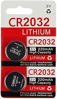 KeylessOption 2032 Battery Long Lasting 3v Lithium for Keyless Entry Remote Smart Key