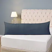 Fronha Para Travesseiro de Corpo Avulsa 1,50m x 0,50m Xuxão Gigante 200 Fios Toque Macio (Azul Marinho)