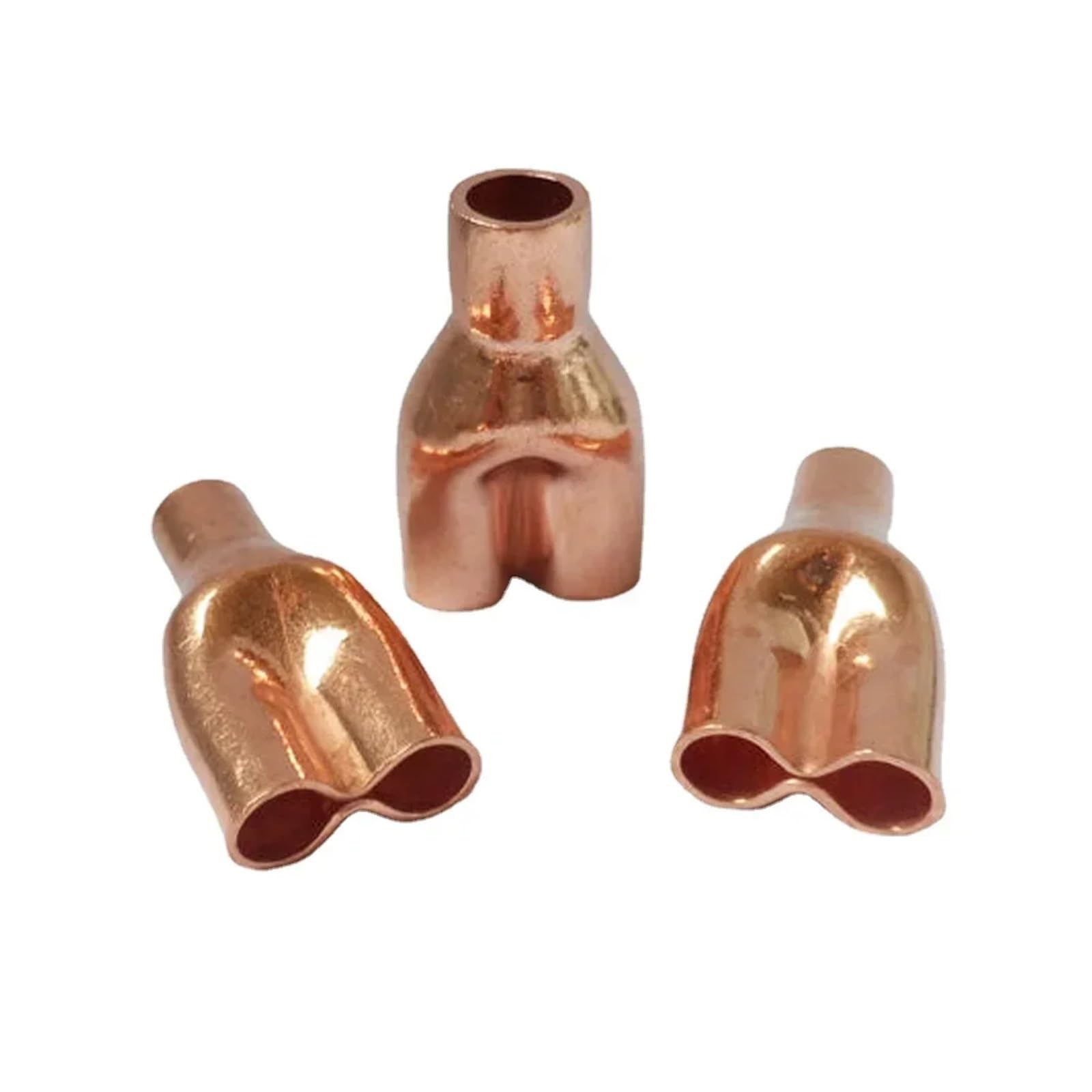 Reductor de 1/4", 3/8", 1/2", 3/4", 1", 8, 16, 19, 22, 25 y 28,6 mm - 42 mm, divisor de 3 vías en forma de Y, conector de cobre for soldar, for aire acondicionado(19x19x19mm)