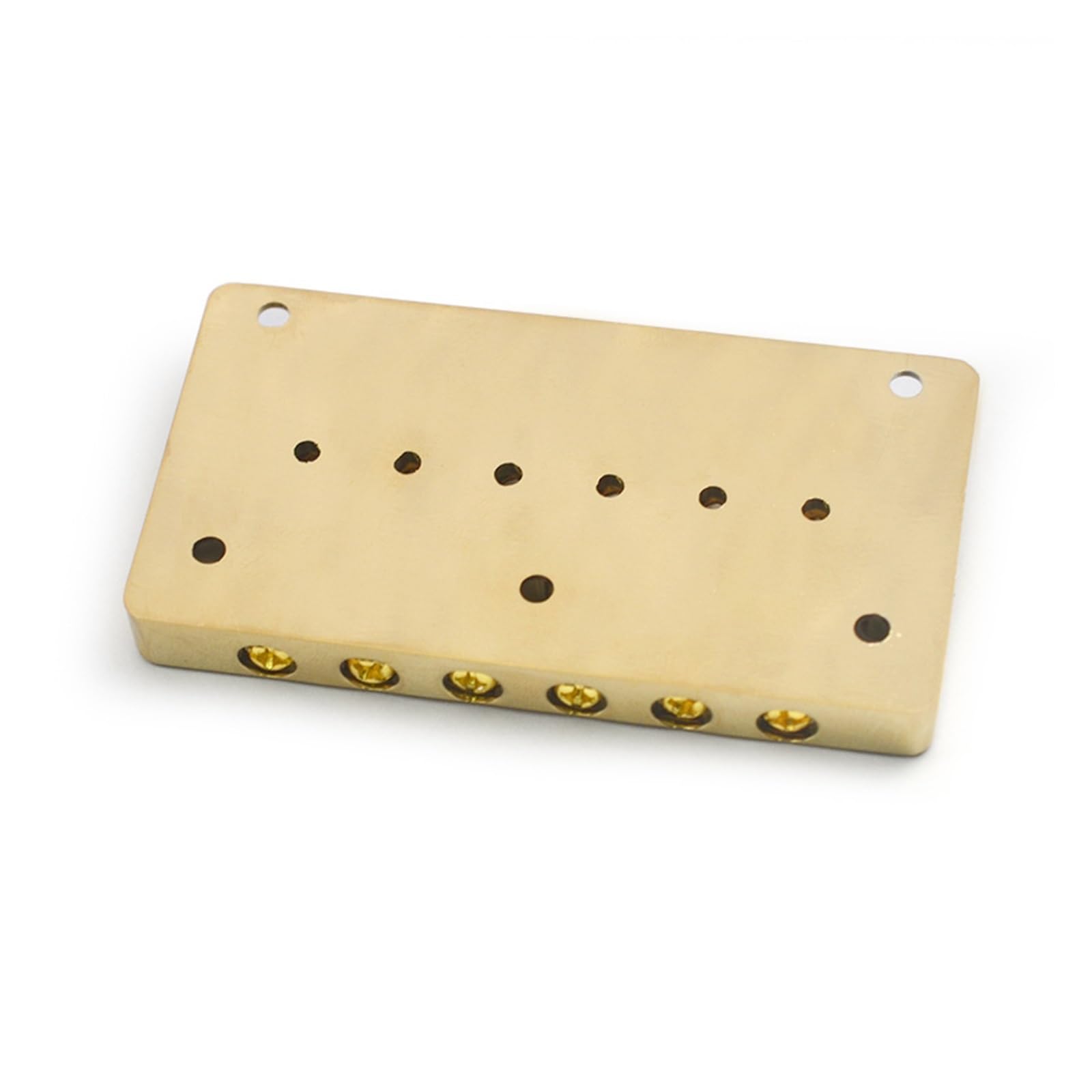 Standardowy mostek gitarowy Stały Mostek Gitarowy Z Akcją Strunową 10.5 Mm Z Boku I Z Dołu(Gold)