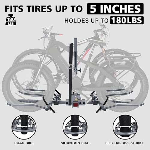 WILDROAD 2-Bike Hitch Rack