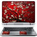 Meffort Inc 15 15.6 Inch Laptop Notebook Skin Sticker Cover Art Decal (Free wrist pad) - Van Gogh Cherry Blossom