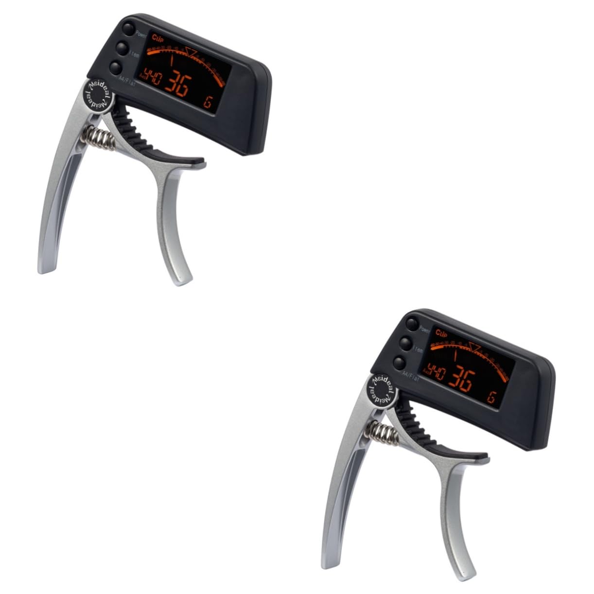 HEMOTON Accordatore Per Chitarra 2 in 1 Digitale Lcd Per Chitarra Acustica/elettrica Ukulele Banjo Con Clip E Display Luminoso