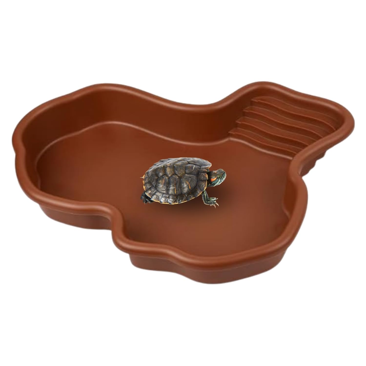 Western Era Oasis Haven: Lavish Turtle Bathing Pool - Indulge Your Pet Turtle in a Serene Spa Retreat, Blissful Relaxation, Revitalizing Sanctuary for Enjoyable & Clean Turtle Baths