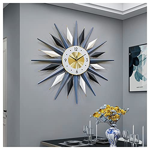 Horloges murales silencieuses grand format pour chambre et salon sans bruit