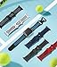 Keponew Kompatibel mit Apple Watch Armband 44 mm, Serie 7 Band 45 mm, 41 mm, iWatch Bänder 44 mm, 42 mm, 40 mm, 38 mm, SE Serie 6, 5, 4, 3, 2, 1, Herren, Damen, 6 Stück, wasserdicht, atmungsaktiv