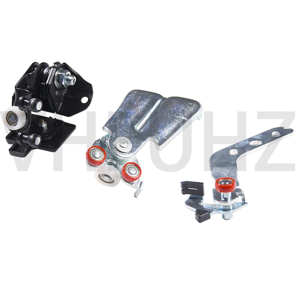 Juego de 3 rodillos de guía para puerta corredera compatible con Fiat Ducato 2006 Peugeot Boxer 1344234080 1376704080 1344239080