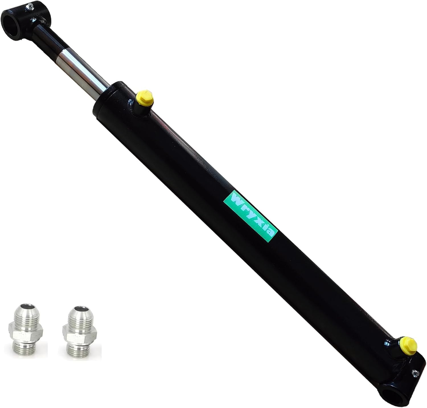 Double Acting Universal Hydraulic Cylinder, 2900-3600 PSI Hydraulic Cylinders Chrome Plated Piston Rod (Stroke 16"; Pin 1.0") — Amazon image 2