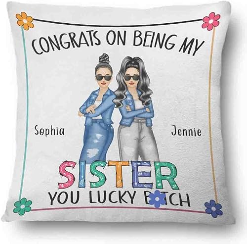Miniatura 9 de Almohada personalizada para mejor amiga, mejor amiga, felicitaciones por ser mi mejor amiga, almohada personalizada para mejores amigas, regalo para
