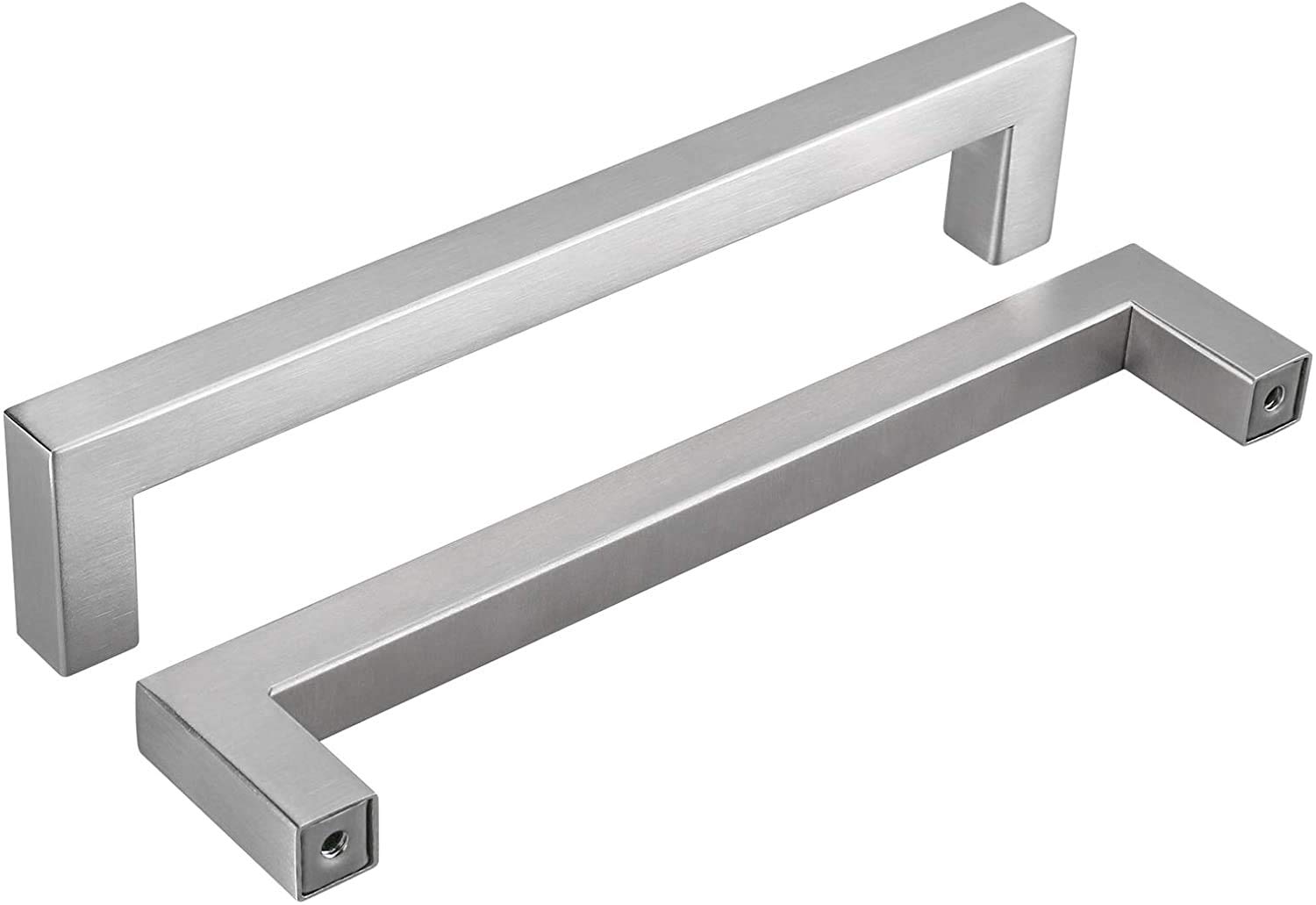 Buy 5 Pack Cupboard Door Handles Brushed Steel Handles LONTAN