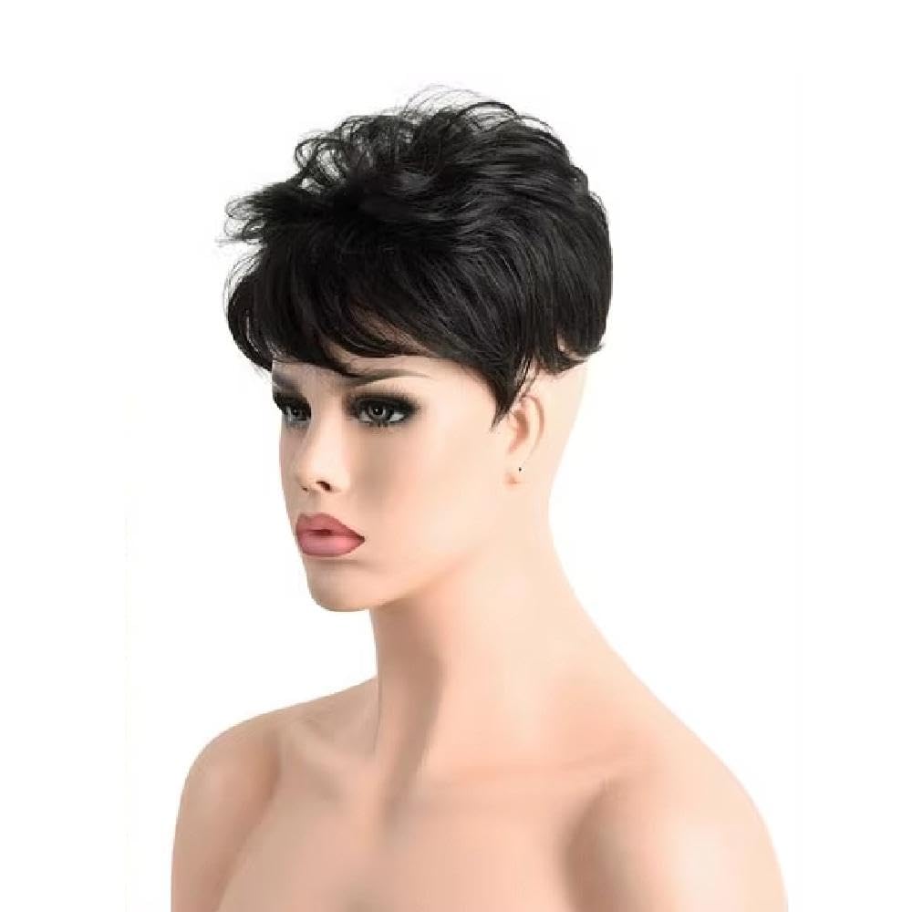 Accesorios Pelucas Pelucas Pelo Corto 6 Pulgadas Para Mujeres Y Hombres Corte Pelo Corto Con Peinado Rizo Natural(3)