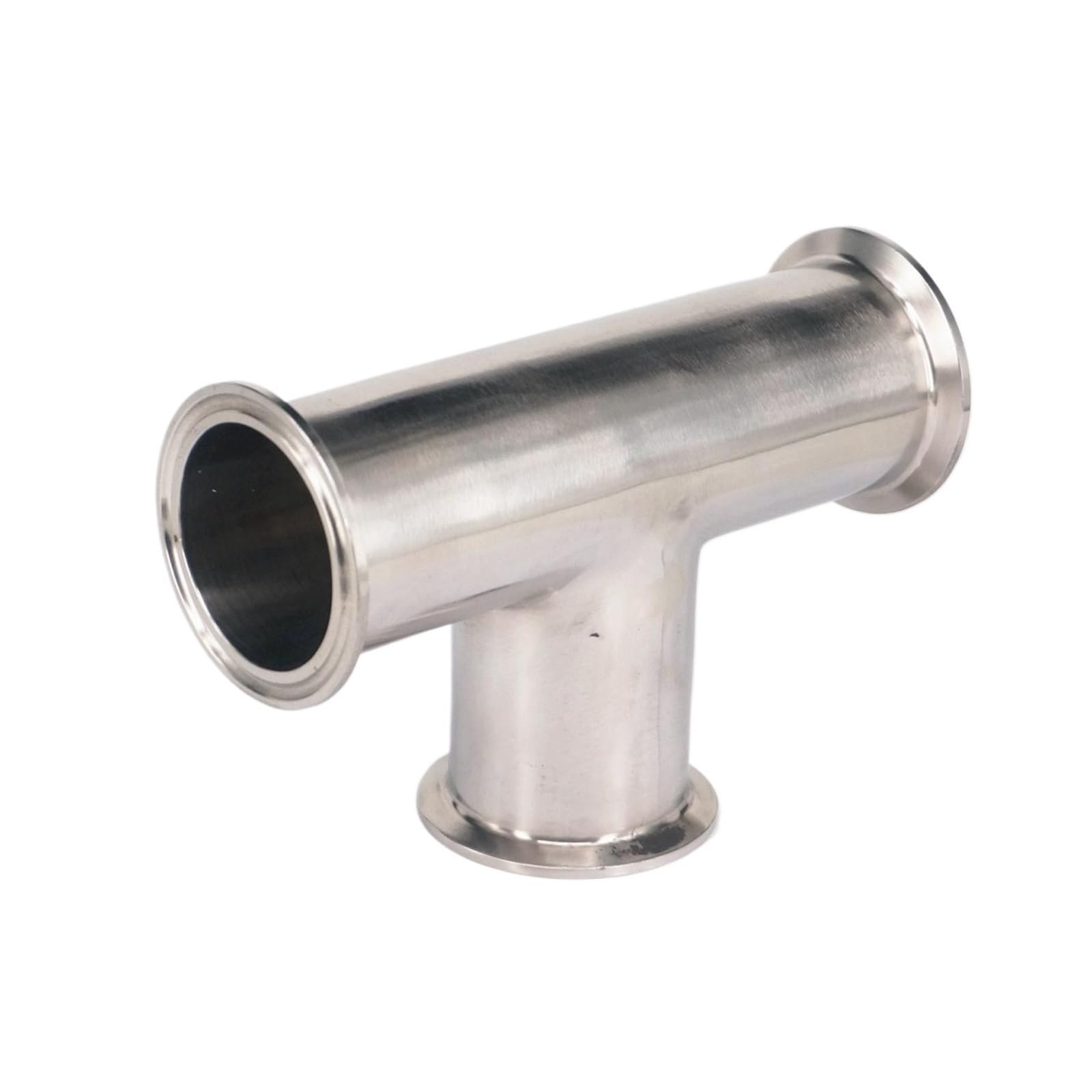 Fqhidmomx One Color Tube O/D 51Mm Tri Clamp 2" Ferrule O/D 64Mm 304 Stainless Steel Tee Connector Pipe Fitting Plumbing Fittings
