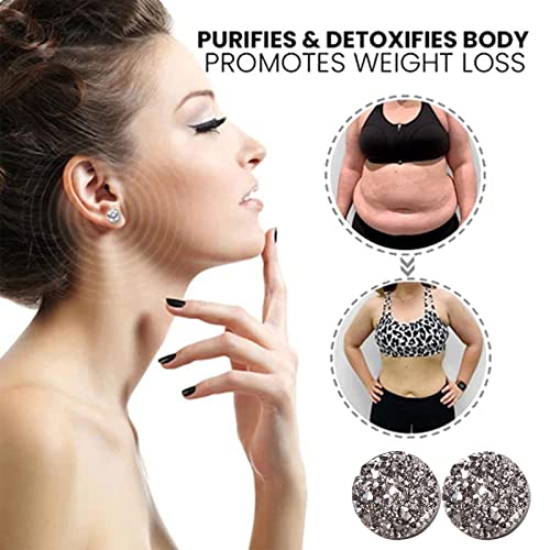 Atheniz Magnetology Lymphvity Germanium Earrings, Atheniz Earrings, Metiz Lymphvity Magnetherapy Earrings, Amo'thea Lymphactive Mag Studs, Crystal Magnetic Therapy Earrings (8Mm, K) #TOP1