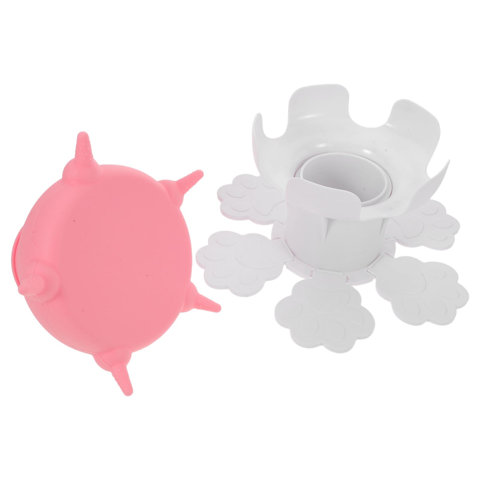 Gatuida Biberon Regolabile per Cuccioli e Gattini in Silicone Morbido Set Multi-Biberon per Alimentazione di Piccoli Animali per Allattamento in Gruppo e Viaggi