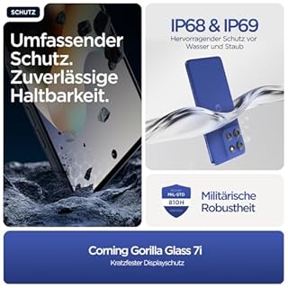 Motorola Moto g56 5G Smartphone (6,72“-FHD+-Display, 50-MP-Kamera mit Moto-AI, 8/256 GB, 5100 mAh, Android 15) Pantone Dazzling Blue, inkl. Schutzcover