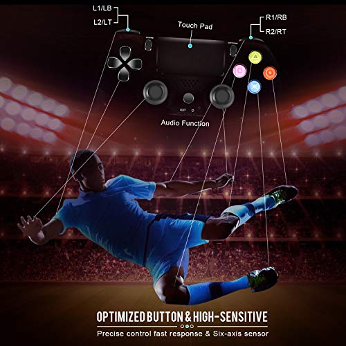 image for PS4 Controller ORDA Wireless Gamepad for Playstation 4/Pro/Slim/PC/Sma