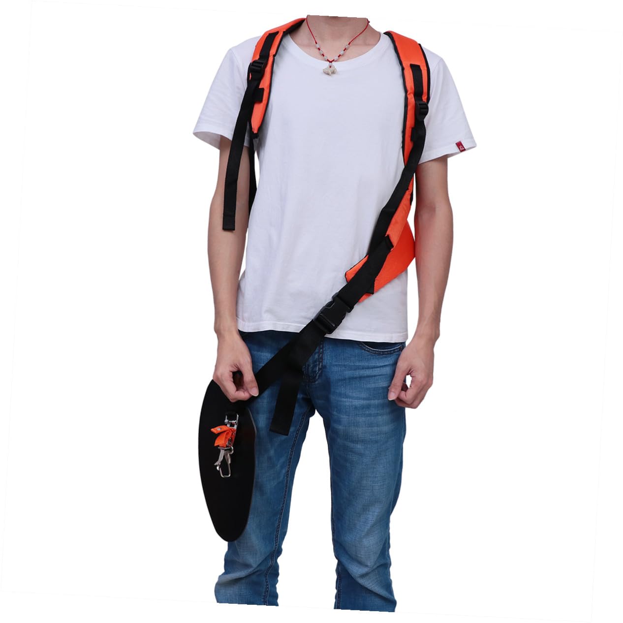 SHINEOFI de Hombro Acolchado para Desbrozadora con Cinturón Ajustable Ergonómico para Cortacésped y Podadora Distribuye Peso y Reduce Fatiga Hombros y Cuerpo